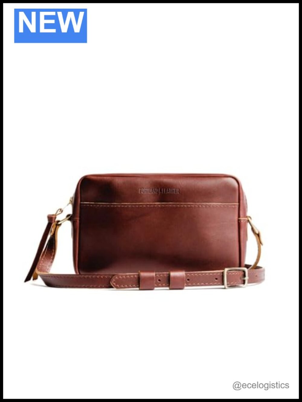 Large Full-Grain Leather Crossbody Camera Bag Purse for Women Handmade